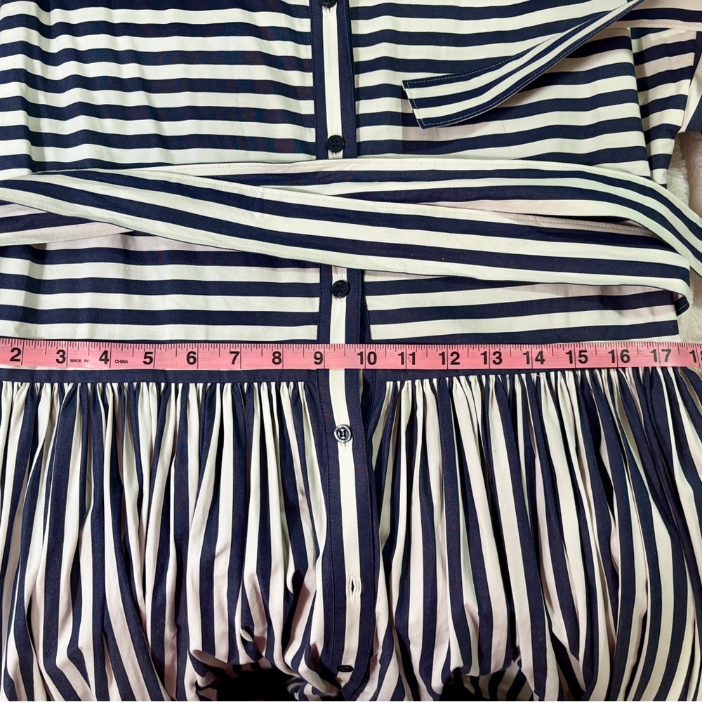 Kate Spade Striped Midi Shirt Dress Med - Picture 5 of 6